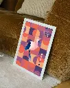 "Sacred Ibis" Poster - 70s Pattern