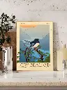Affiche "Tomtit" Bird collection Nouvelle Zélande