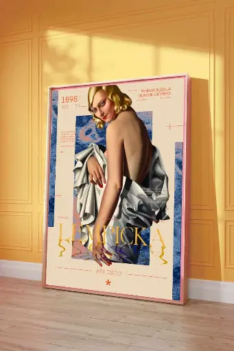 Poster Tamara de Lempicka - "Portrait de Marjorie Ferry"